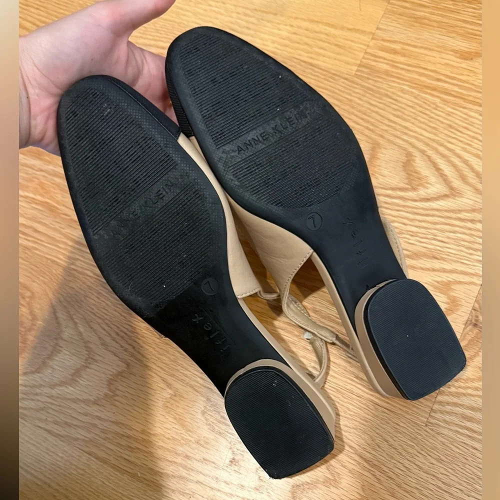 Anne Klein Two-Tone Slingback Shoes - Picture 8 of 8